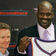 Illustration for article titled Steve Kerr Tentatively Reminds Shaq Of Obligation To Kiss Kerr's Cheese-Covered Feet